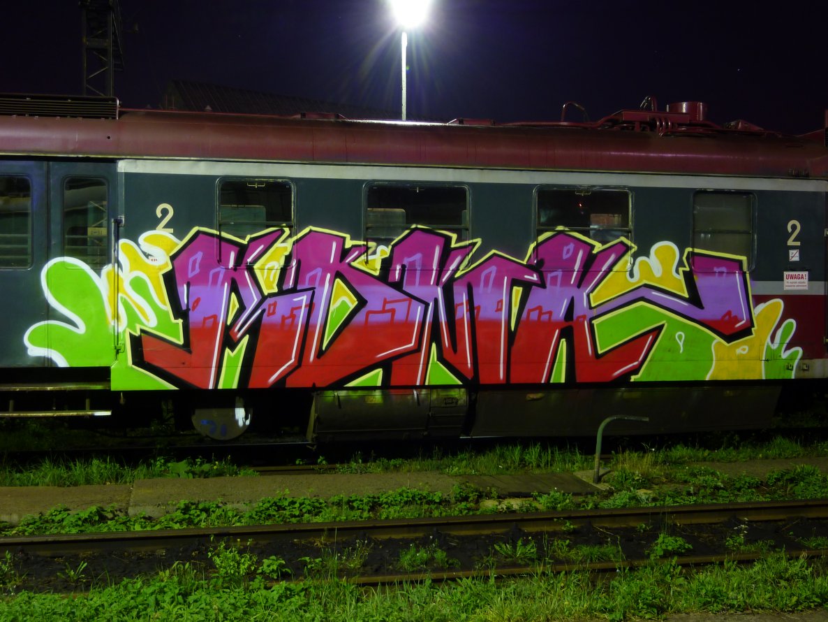 Graffiti Train - Photo by ROMANS - ROMA (2010)