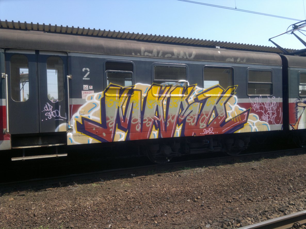 Graffiti Train - Photo by ROMANS - MARO, ROMA, WDRZK (2012)