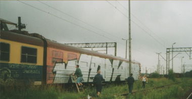 Graffiti Train - Photo by ROMANS - wdr, wdrzk (2001)