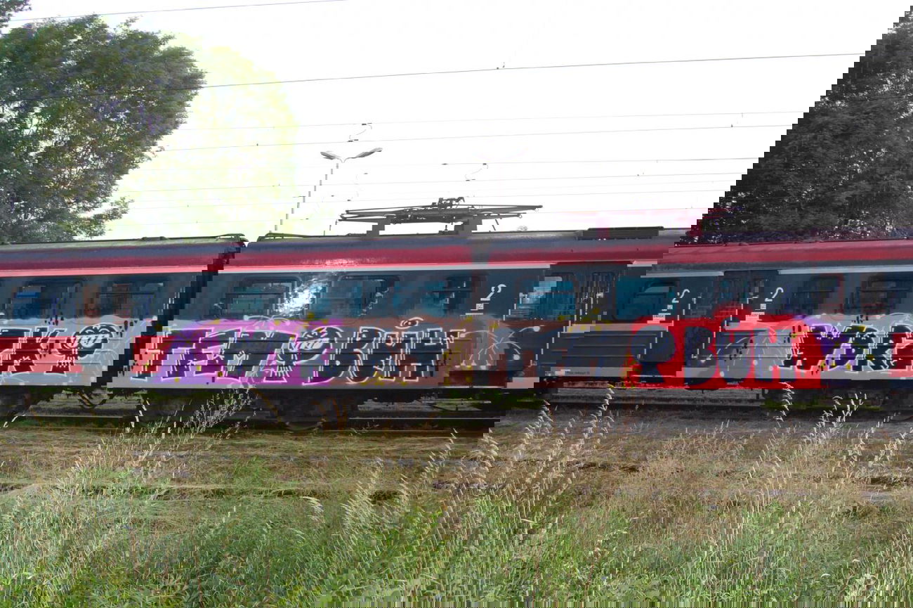 Graffiti Train - Photo by ROMANS - WDRZK, TFM, BUH (2014)