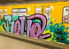 Graffiti Train - Photo by ROMANS - roma, maro, tip (2015)