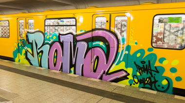 Graffiti Train - Photo by ROMANS - roma, maro, tip (2015)