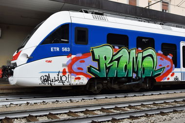 Graffiti Train - Photo by ROMANS (2016)