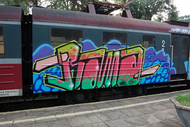 Graffiti Train - Photo by ROMANS - roma, maro, tip (2014)