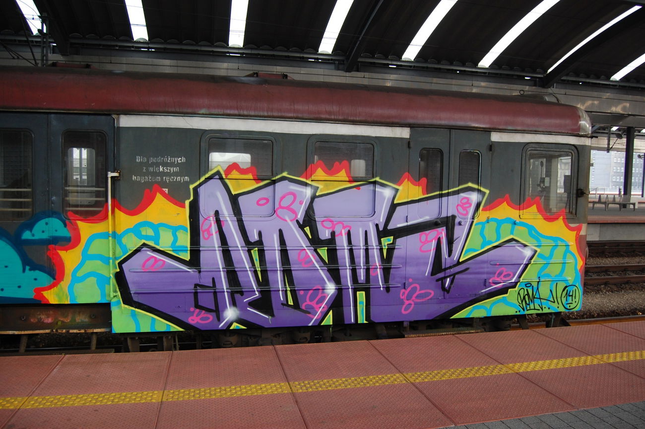 Graffiti Train - Photo by ROMANS - roma, maro, tip (2014)