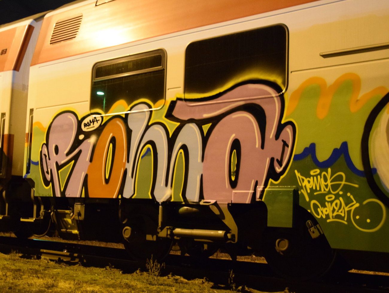 Graffiti Train - Photo by ROMANS - roma, maro, tip (2015)