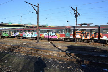 Graffiti Train - Photo by ROMANS (2015)