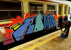 Graffiti Train in Rzym - Photo by ROMANS - roma, tip, tipboys (2015)