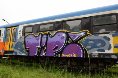 Graffiti Train - Photo by ROMANS (2016)