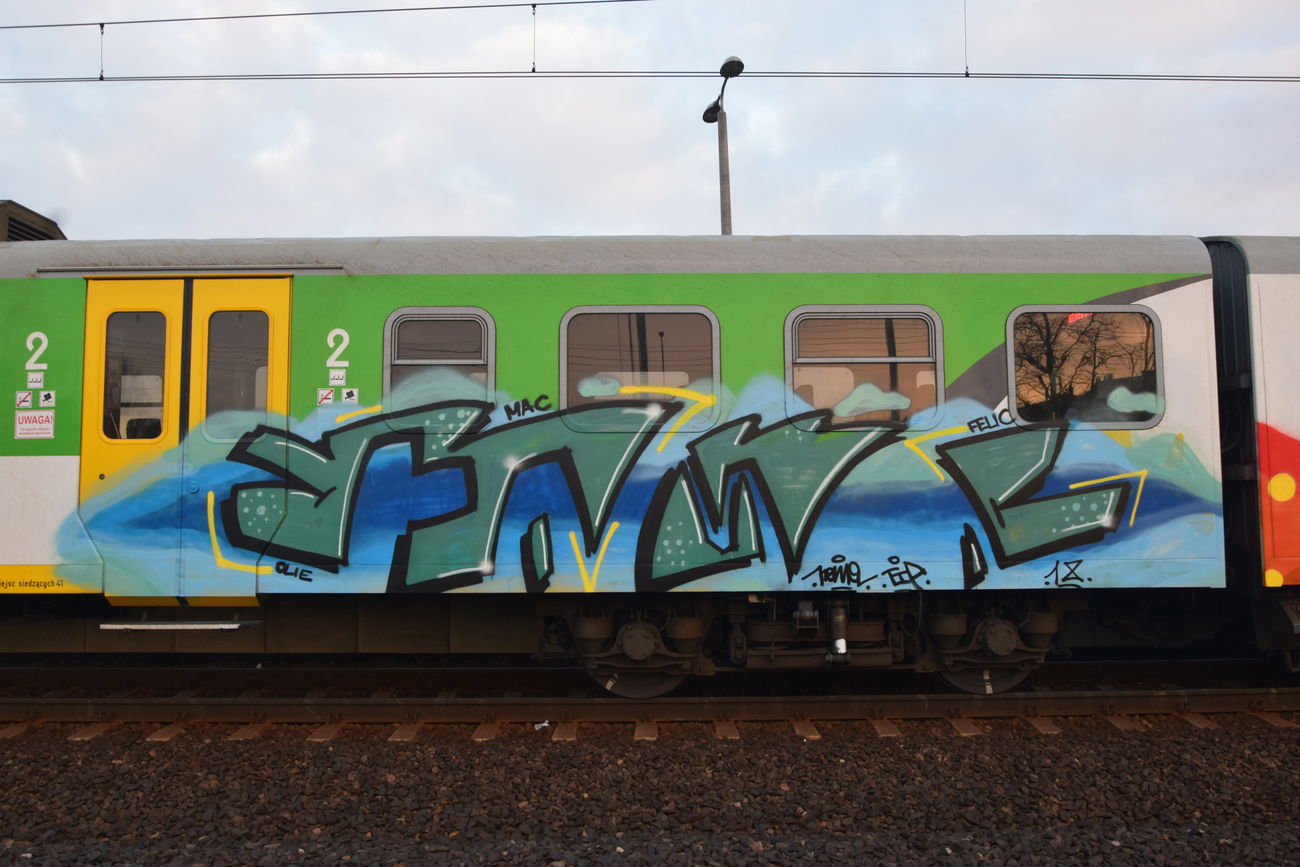 Graffiti Train - Photo by ROMANS (2018)