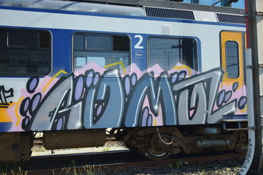 Graffiti Train - Photo by ROMANS - dutch, holland, sprinter (2017)