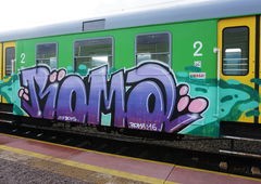 Graffiti Train - Photo by ROMANS (2016)
