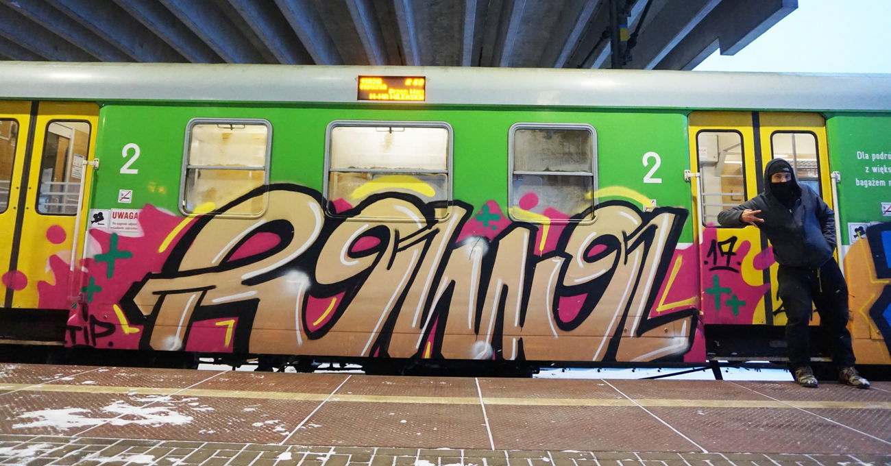 Graffiti Train - Photo by ROMANS (2017)