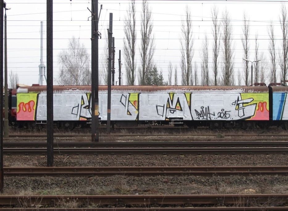 Graffiti Train - Photo by ROMANS - roma, tip, wholecar (2015)