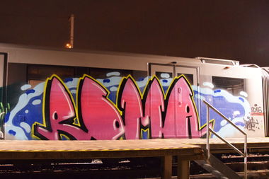 Graffiti Train in Austria - Photo by ROMANS (2016)