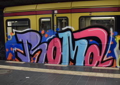 Graffiti Train - Photo by ROMANS - roma, tip, maro (2015)