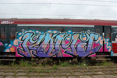 Graffiti Train - Photo by ROMANS - roma, maro, wdrzk (2013)