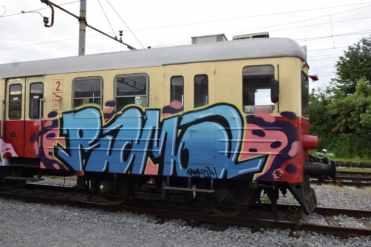 Graffiti Train - Photo by ROMANS (2016)