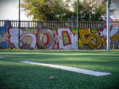 Graffiti Bombing in Poland - Photo by ROOSLAVONE - ALQ, TABS, ANATOL (2013)