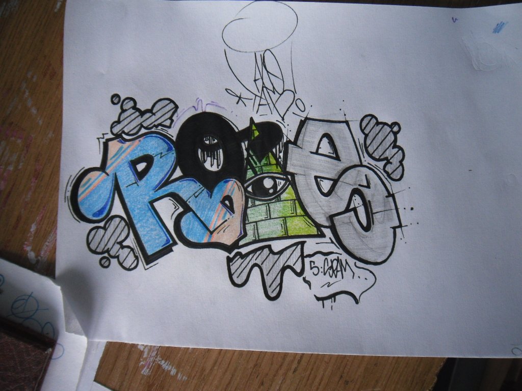 Graffiti Sketch - Photo by ROOSLAVONE - ALQ, TABS, TAB (2013)