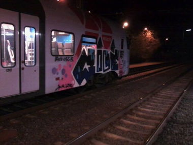 Graffiti Train - Photo by RORO - süwex, koblenz, train (2015)