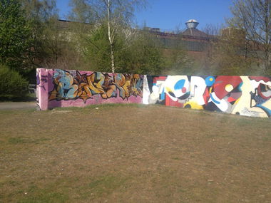 Graffiti Wall in Duisburg - Photo by RORO - RINK,  , TOPnotch (2015)