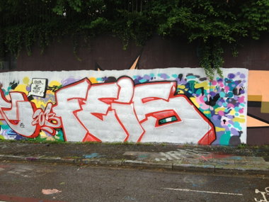 Graffiti Wall in Essen - Photo by RORO - feis, essen, hall