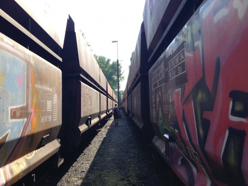 Graffiti Train in Essen - Photo by RORO - atmosphäre, atmo (2013)
