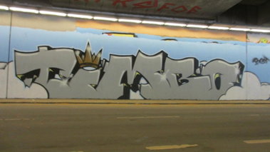 Graffiti Wall in Bochum - Photo by RORO - Timbo, Rink, Cr (2013)