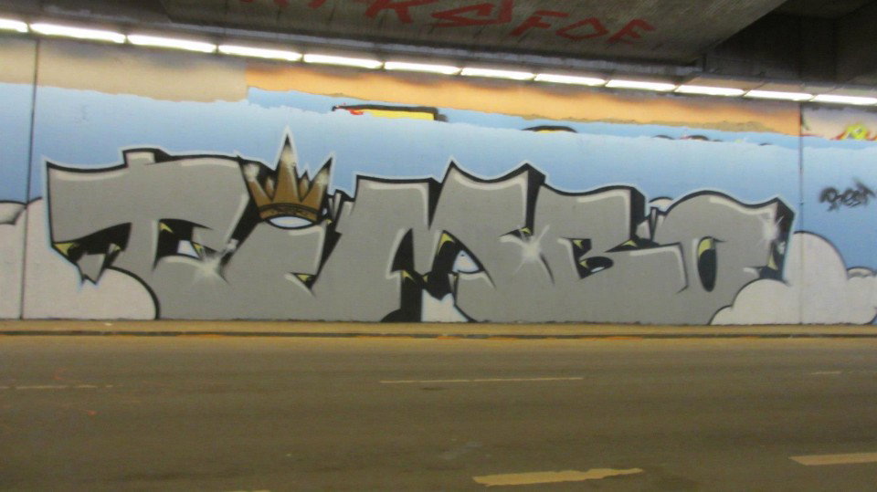 Graffiti Wall in Bochum - Photo by RORO - Timbo, Rink, Cr (2013)