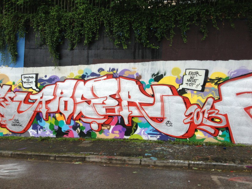 Graffiti Wall in Essen - Photo by RORO