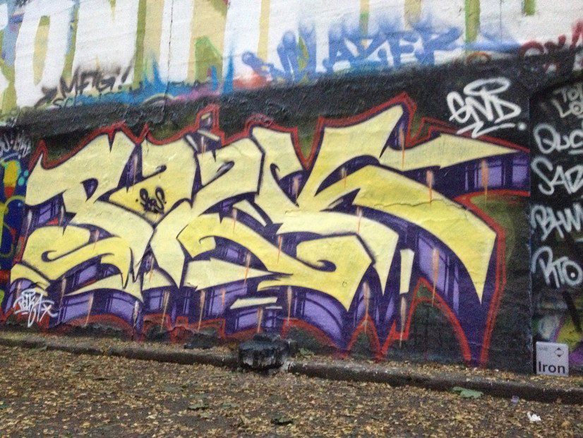 Graffiti Wall in Berlin - Photo by RORO (2013)