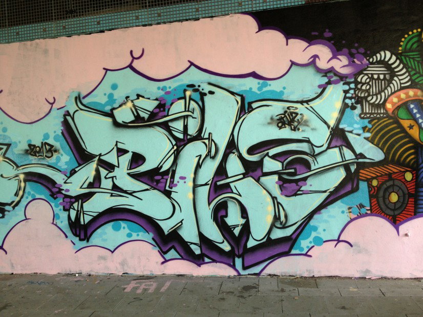 Graffiti Wall in Essen - Photo by RORO - pils.essen. (2013)