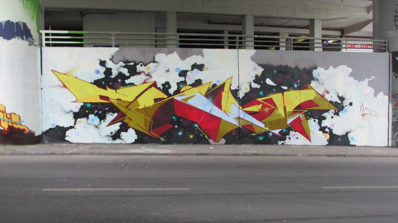Graffiti Wall - Photo by RORO - Bochum, hall (2012)