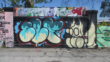 Graffiti Wall in Essen - Photo by RORO (2013)