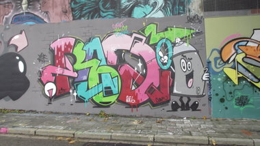 Graffiti Wall in Essen - Photo by RORO (2013)