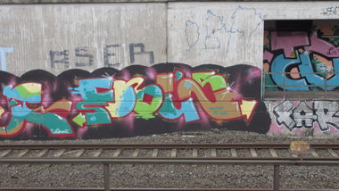 Graffiti Wall in Essen - Photo by RORO (2013)