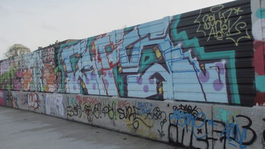 Graffiti Wall in Essen - Photo by RORO (2013)