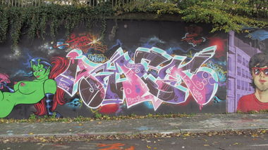 Graffiti Wall in Essen - Photo by RORO (2013)