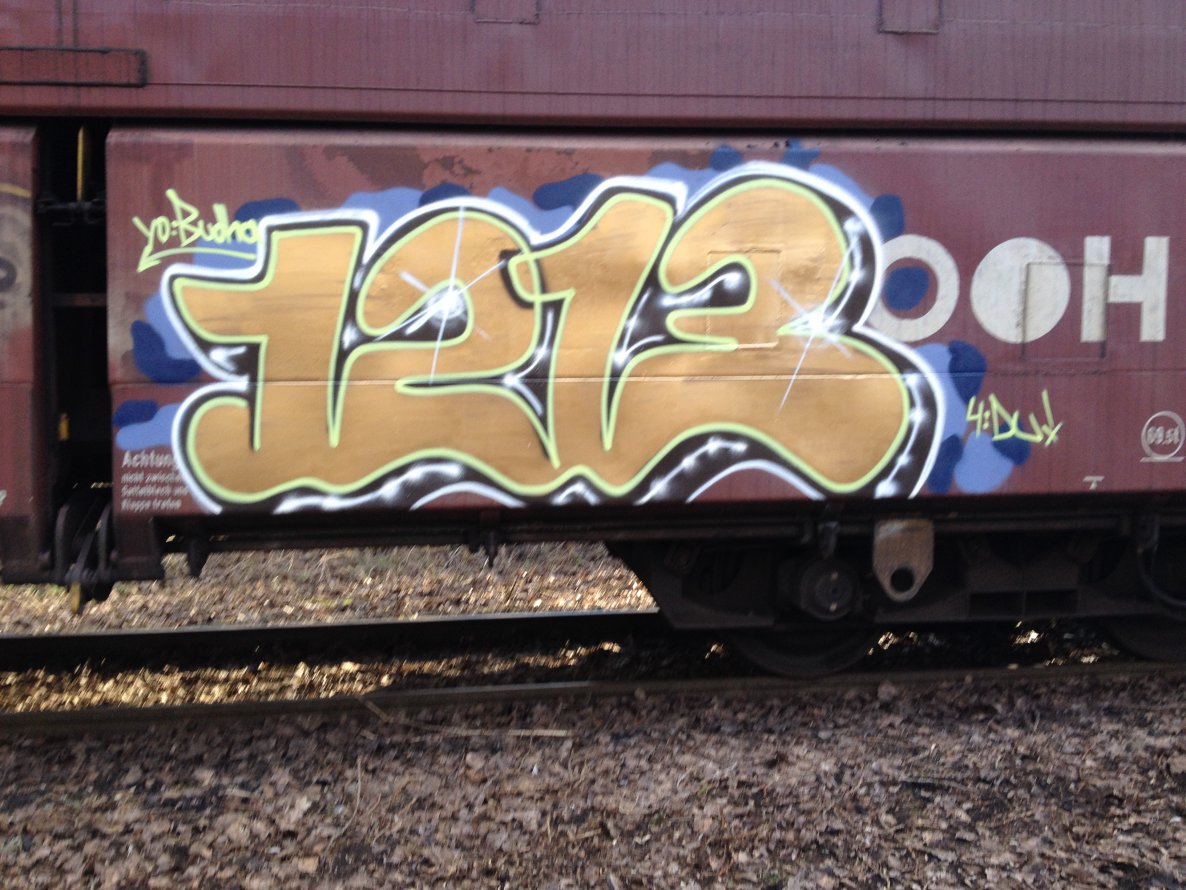 Graffiti Train - Photo by RORO - 1213., FRIEK.4:DU., 2014. (2014)