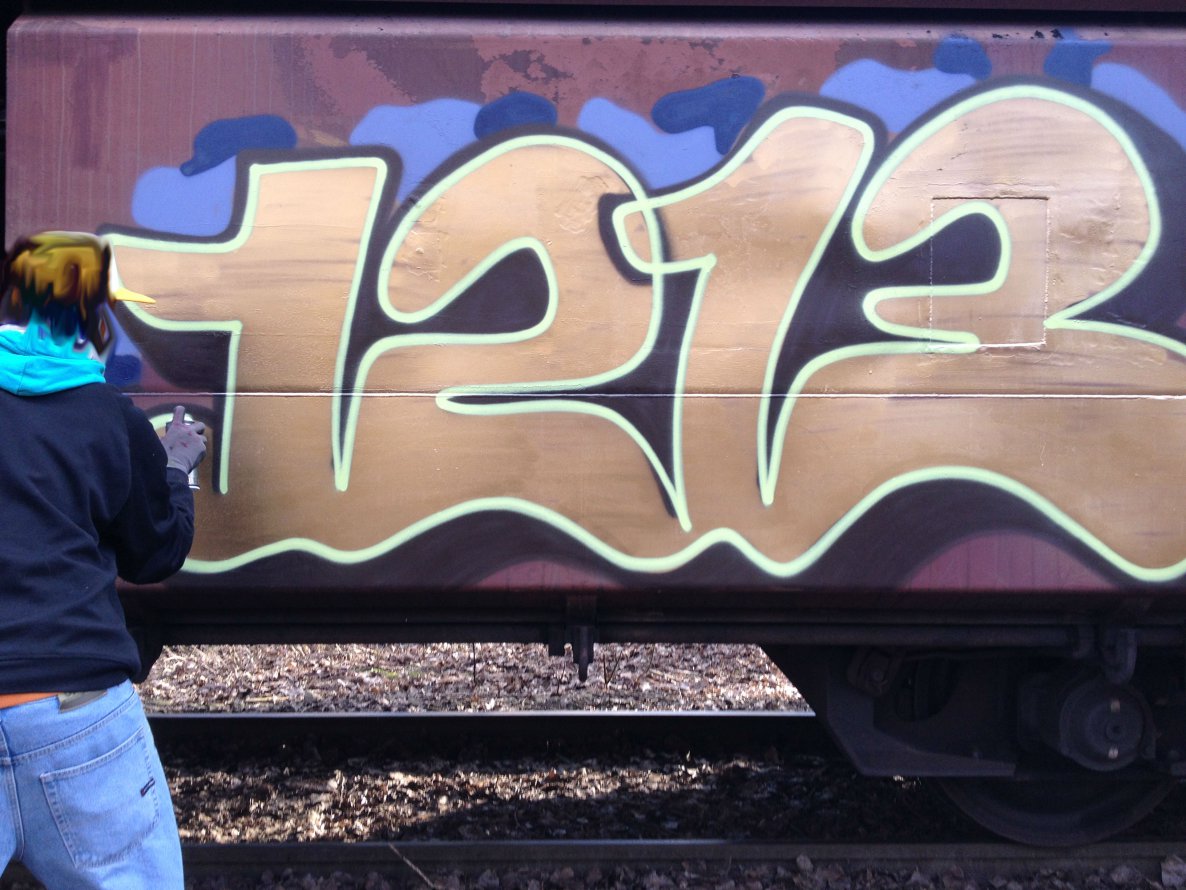 Graffiti Train - Photo by RORO