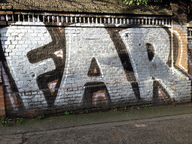 Graffiti Bombing in Essen - Photo by RORO - FAR.GFS.Street, bombing. (2014)