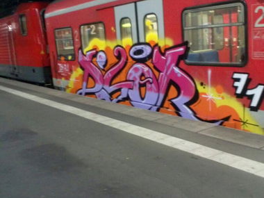 Graffiti Train - Photo by RORO - DSOR (2014)