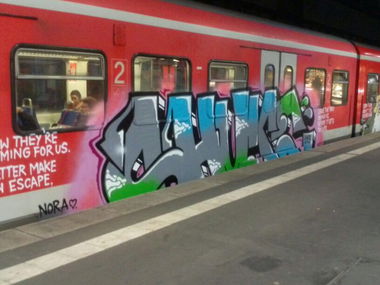 Graffiti Train - Photo by RORO (2014)
