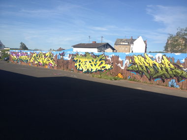 Graffiti Wall in Koblenz - Photo by RORO