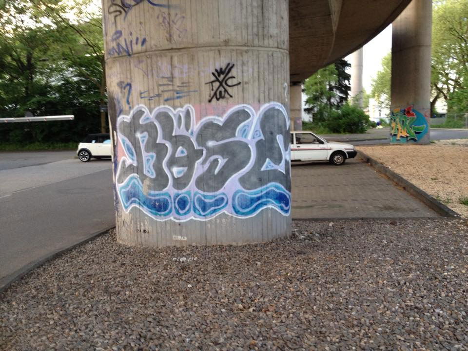 Graffiti Wall in Koblenz - Photo by RORO - Böse, rip