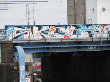 Graffiti Bombing in Amsterdam - Photo by RORO