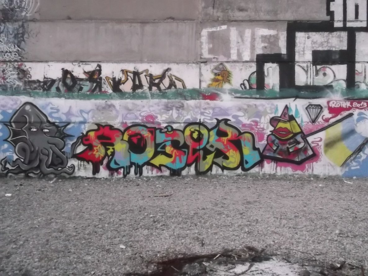 Graffiti Wall in Ternopil - Photo by ROTEK - Rotek (2013)