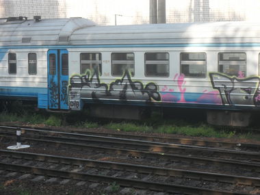 Graffiti Train in Ternopil - Photo by ROTEK - RO (2010)