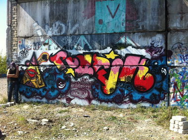 Graffiti Wall in Ternopil - Photo by ROTEK - Rotek (2012)